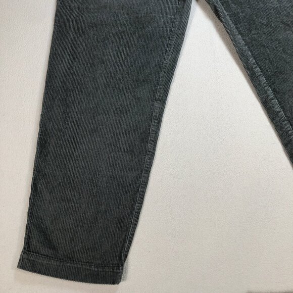 Gap Corduroy Pants Women's L 32x30 Gray Vintage Flight High Rise Joggers Tall - Picture 7 of 16
